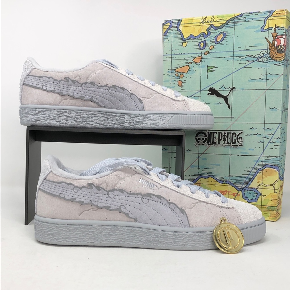 Puma Suede 3 One Piece Jr Straw Hat Luffy Youth Sneakers - Size 7